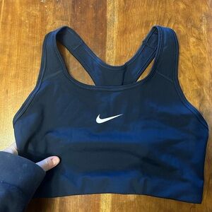 Blue Nike sports bra